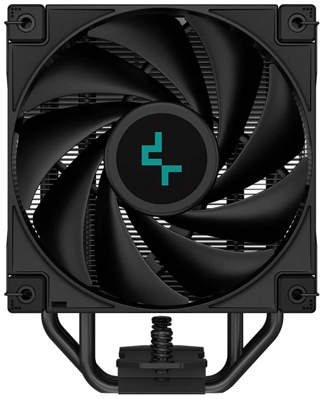 DEEPCOOL chladič AK400 Zero Dark Plus / 2x 120mm fan / 4x heatpipes / PWM / pro Intel i AMD / komplet černý